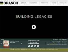 Tablet Screenshot of branch-associates.com